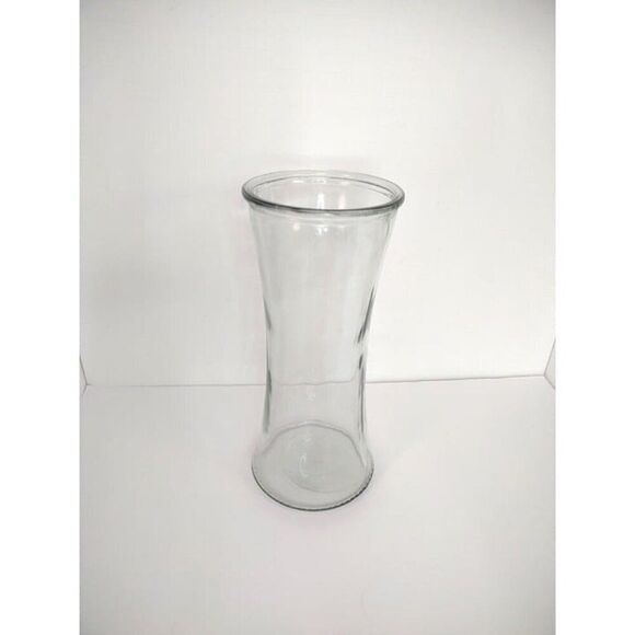 Napco Crystal Clear Glass Vase Gathering Vase 9 3/4" - Picture 4 of 12